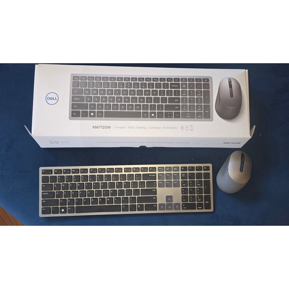 Dell Wireless Keyboard + Mouse Set KM7120W – Brand New in Box